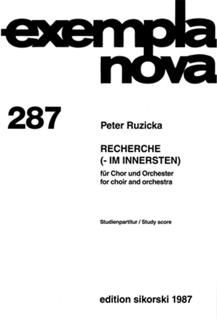 Recherche (- im Innersten)